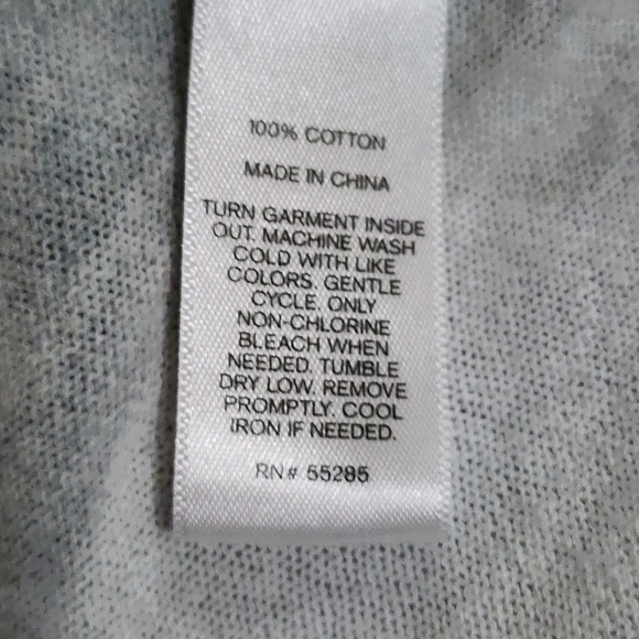 Express Gray and White Striped Knit Cardigan Size M - Picture 12 of 13